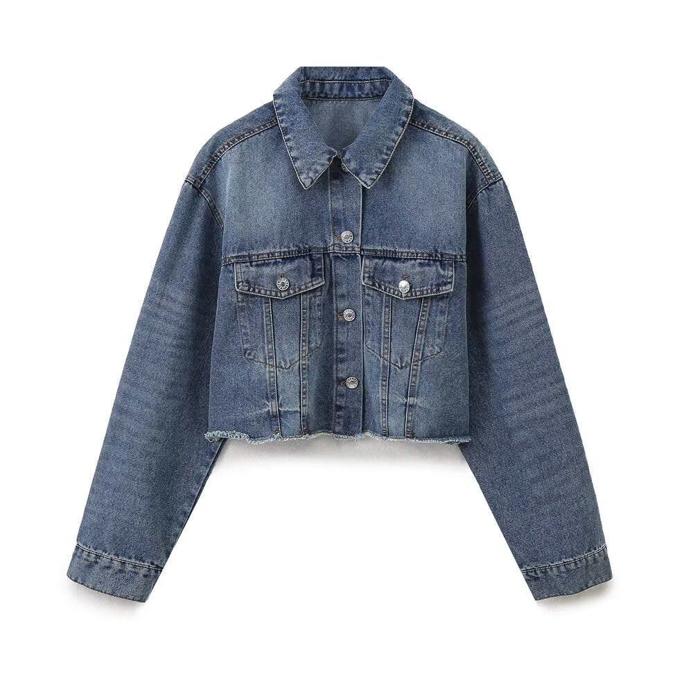 Dark Blue Denim Jacket