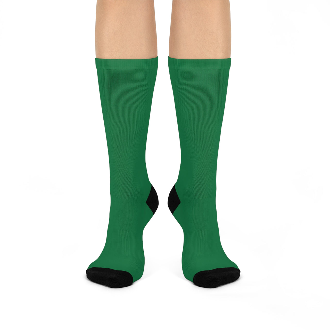 LEM™ Verde Green Signature Cushioned Crew Socks - Modestly Vogue 