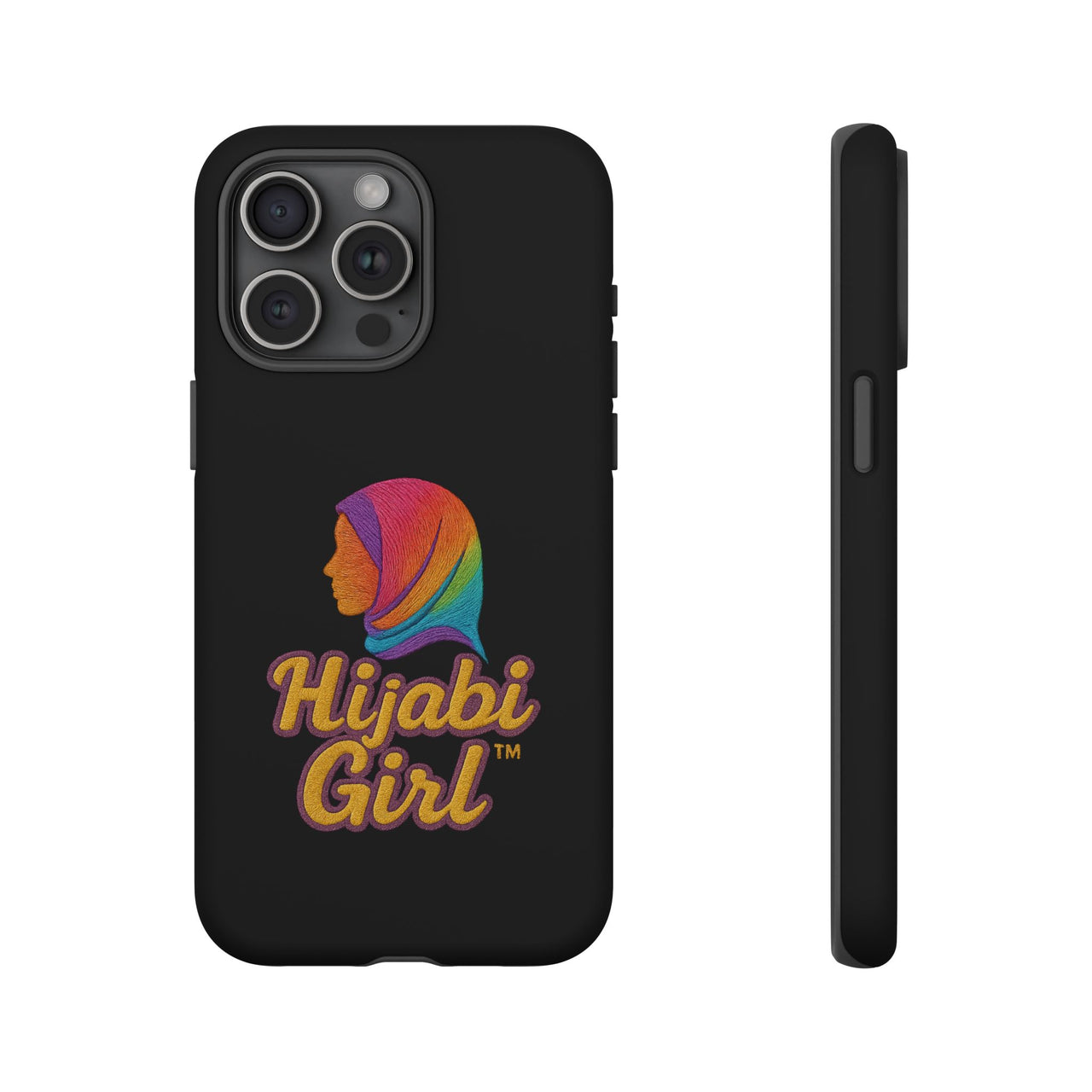 Colorful Hijab Girl Phone Case - All Sizes