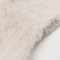 Winter Women round Neck Artificial Fur Effect Short Sweater Loose Top