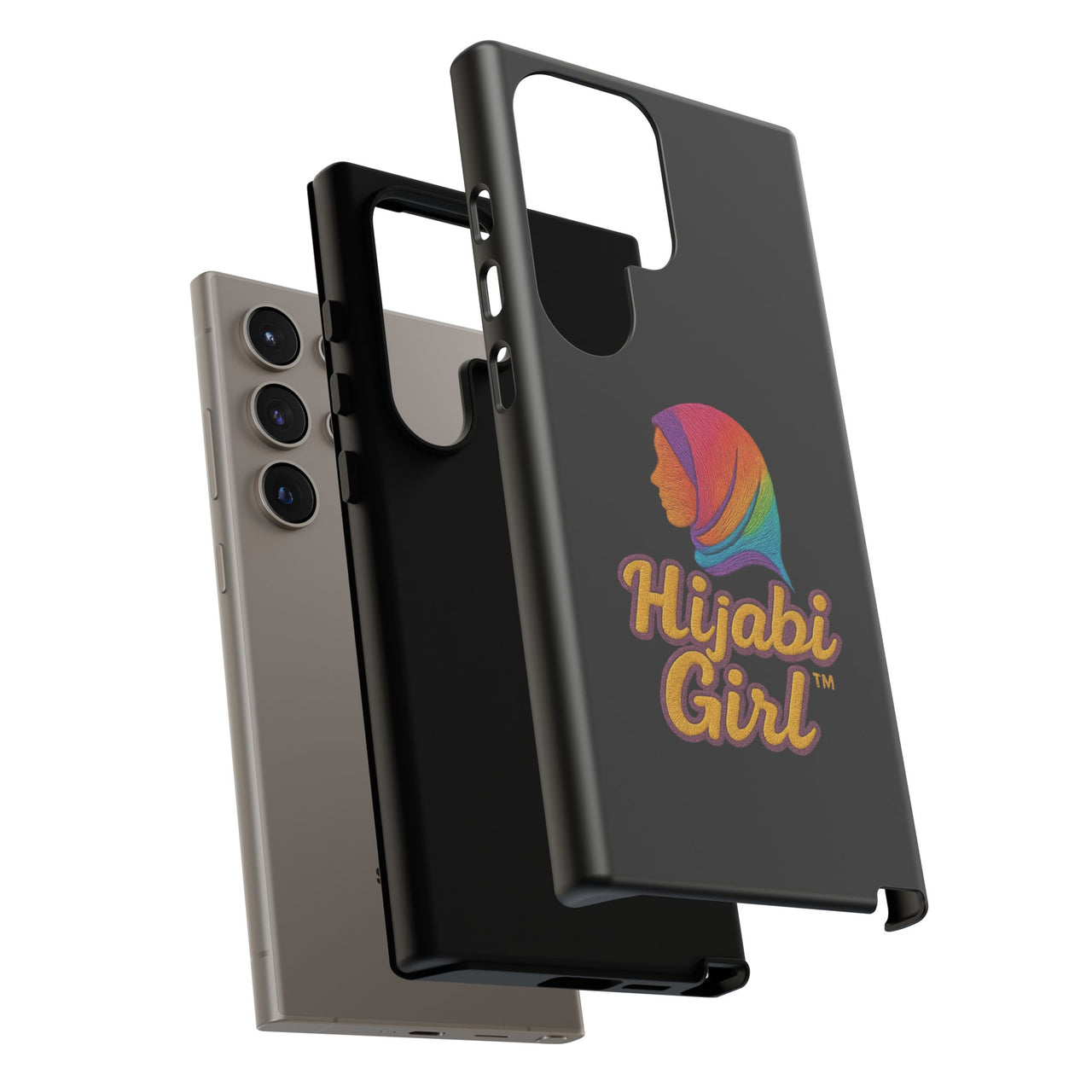 Colorful Hijab Girl Phone Case - All Sizes