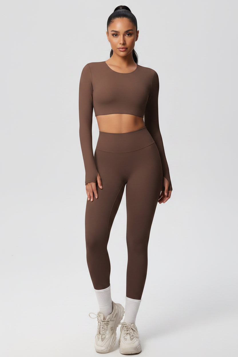 Blue Studio Sculpt Women’s Exercise Set – Soft & Breathable - Modestly Vogue 