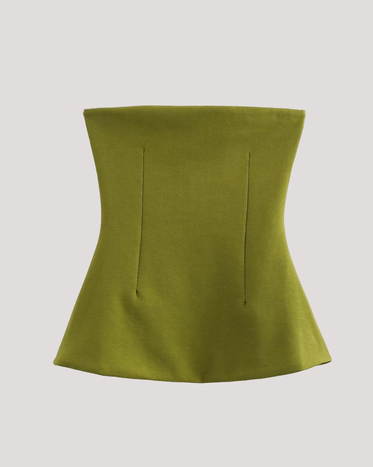 Earthtone Women Clothing Spring Knitted Double Sided Cloth Tube Top Small Top