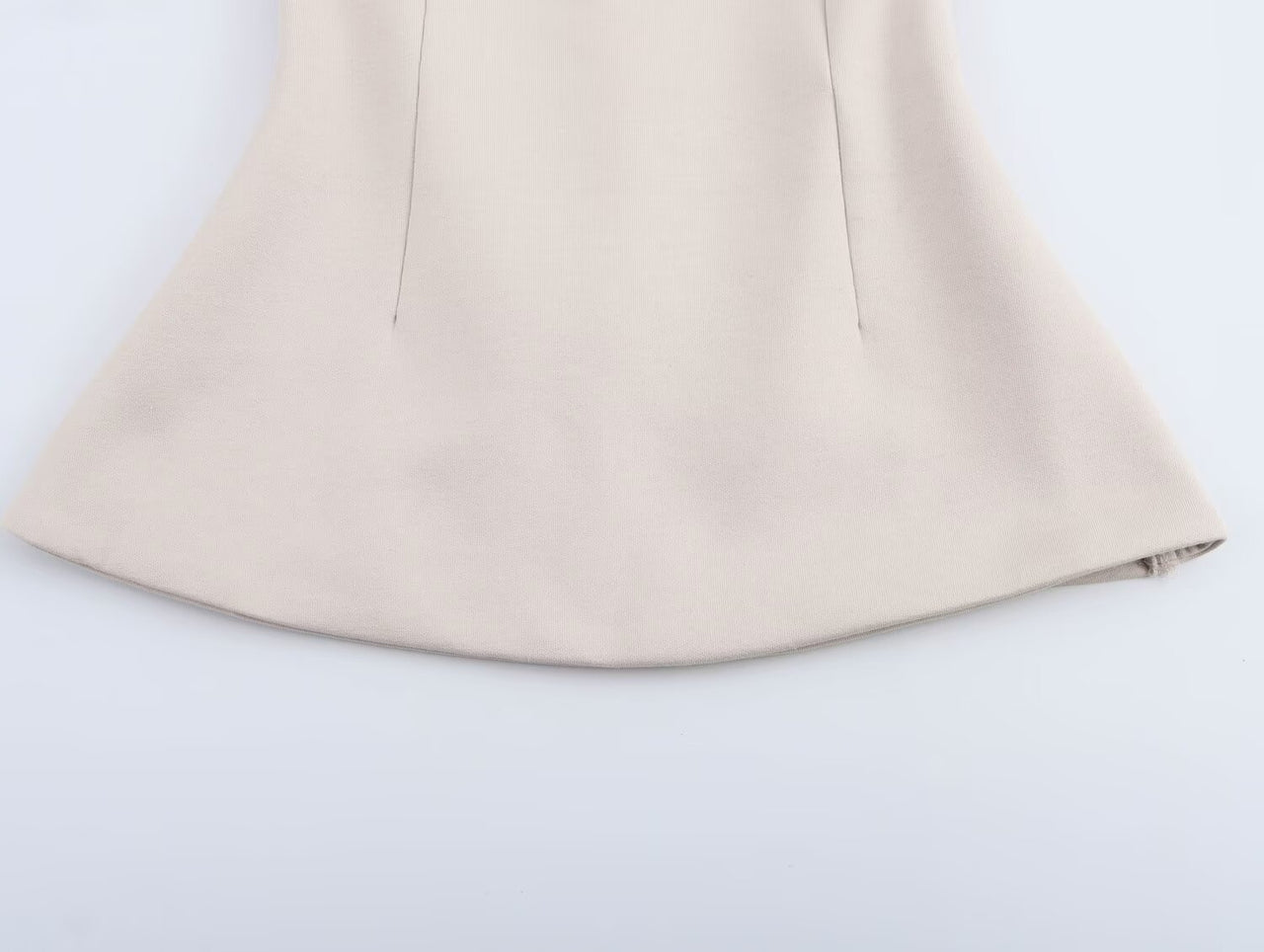 Earthtone Women Clothing Spring Knitted Double Sided Cloth Tube Top Small Top