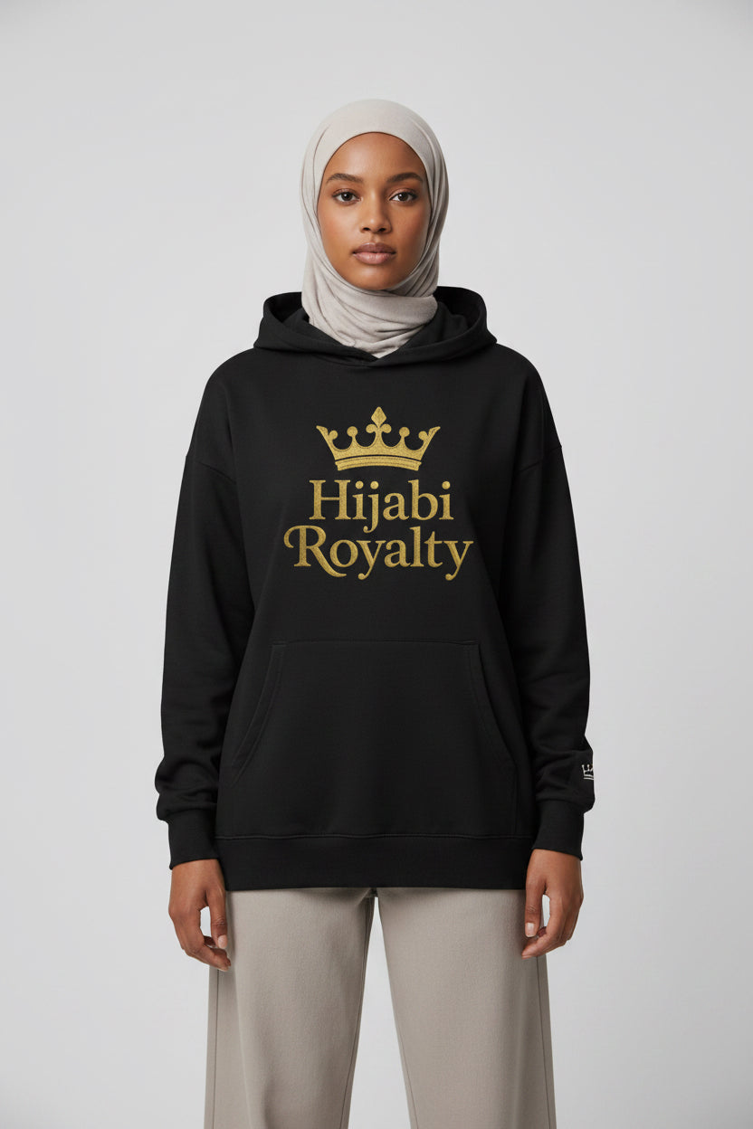 Hijabi Royalty Hooded Long Sleeve Tee - Modestly Vogue 