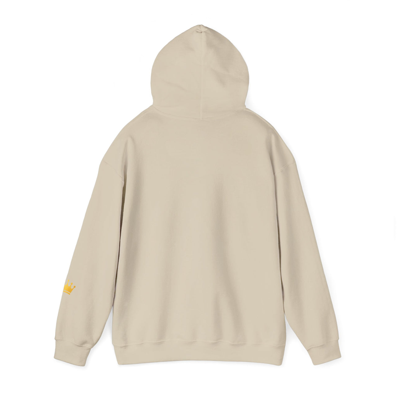 Hijabi Royalty™ Hoodie — Bold Gold Script Hooded Sweatshirt