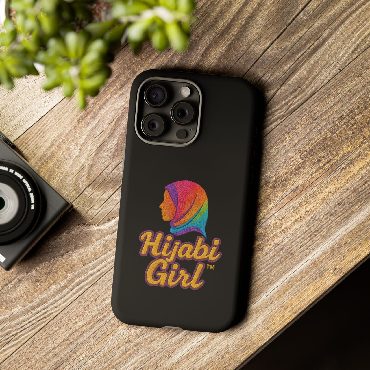 Colorful Hijab Girl Phone Case - All Sizes