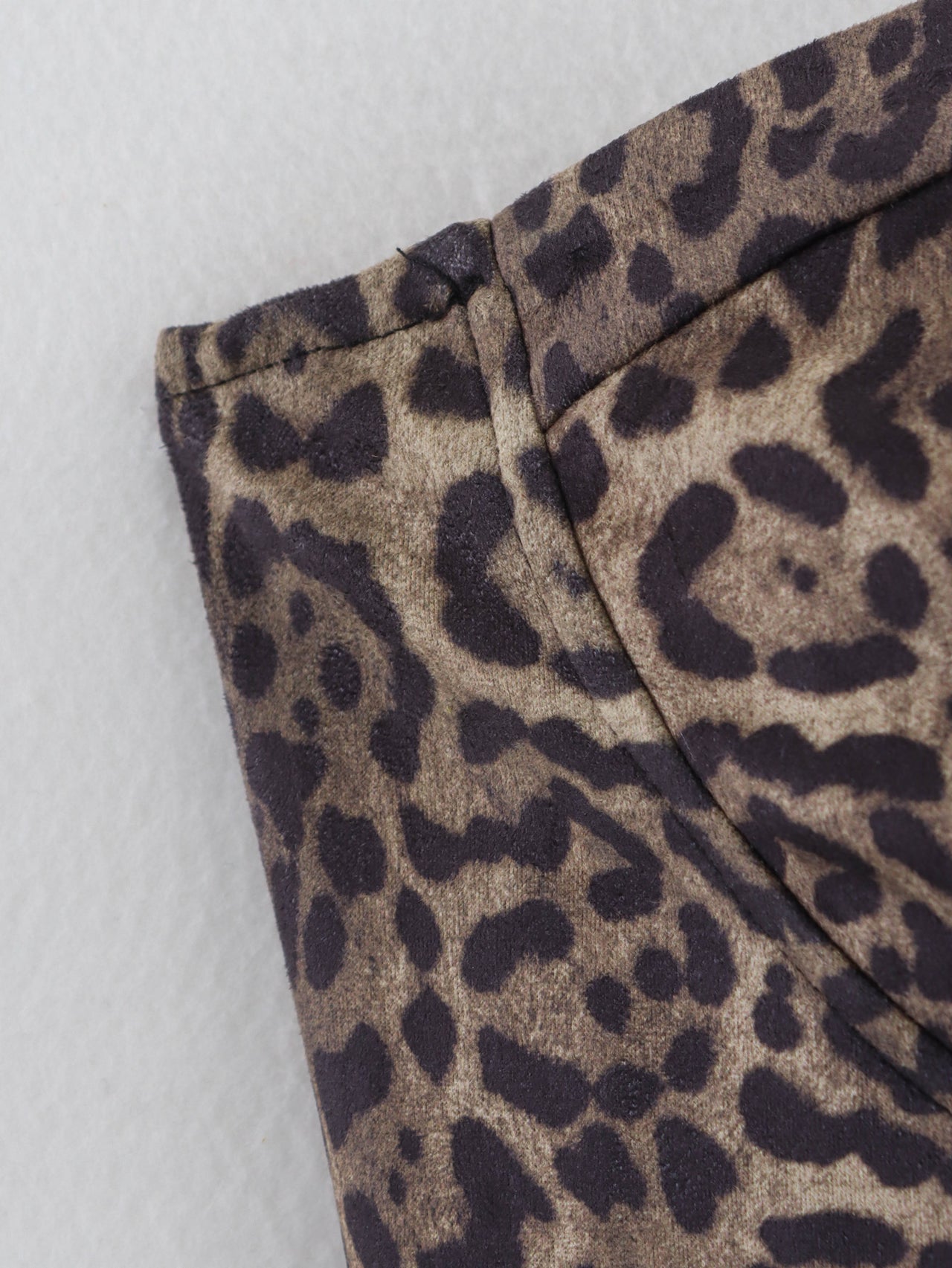Leopard Splicing Tube Top Bubble Summer off the Shoulder Party Cocktail Short Dress Slim Fit Mini Dress