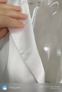 Spring Summer White Cardigan Lace up Feather Long Sleeved Trousers Pajamas Women Can Be Outerwear Homewear - Modestly Vogue 