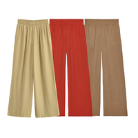 Women Hunting Long Sleeve Collared Shirt Elastic Waist Wide Leg Pants - Modestly Vogue 