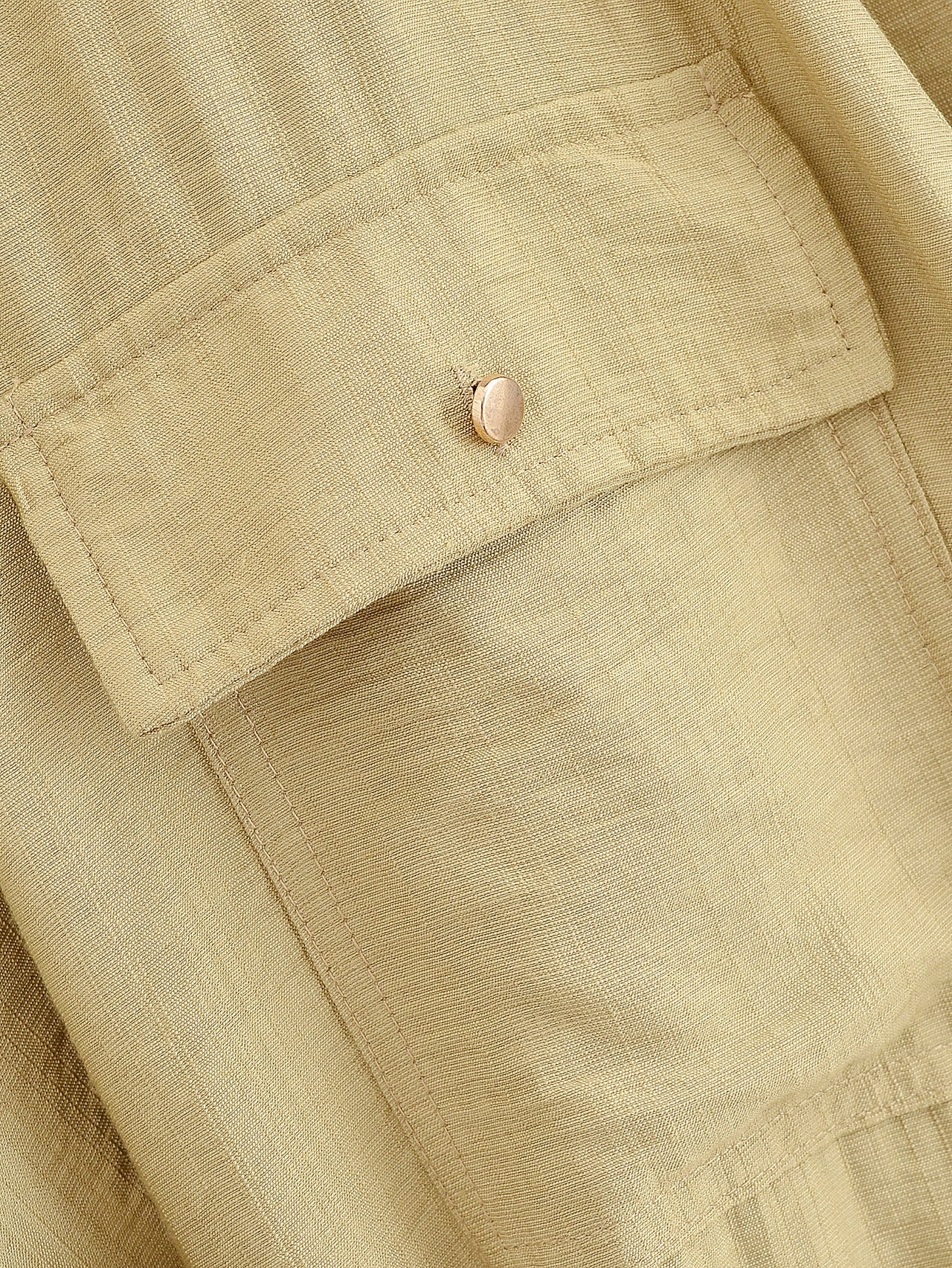 Women Hunting Long Sleeve Collared Shirt Elastic Waist Wide Leg Pants - Modestly Vogue 
