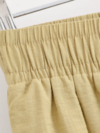Women Hunting Long Sleeve Collared Shirt Elastic Waist Wide Leg Pants - Modestly Vogue 