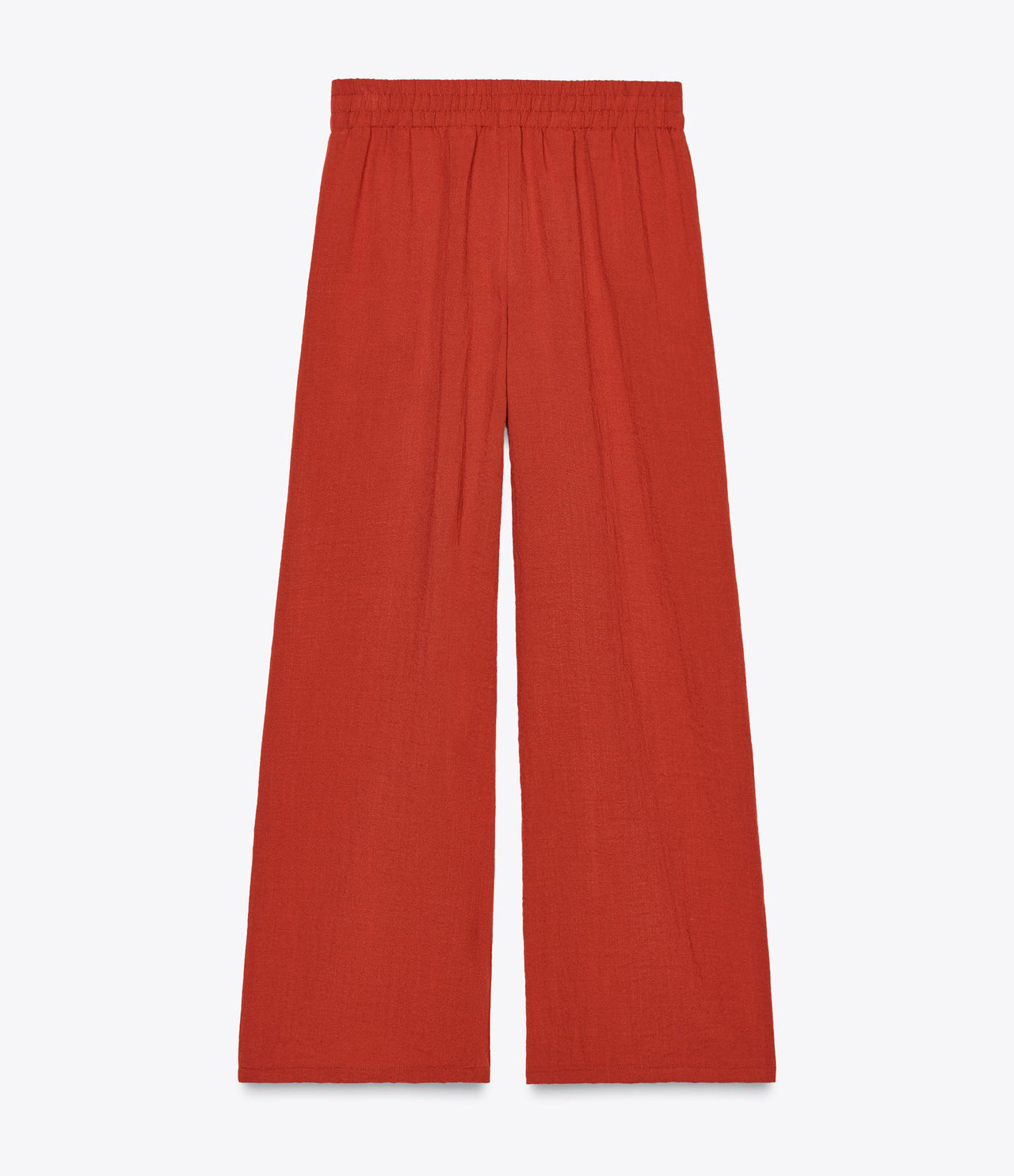 Brick Red Wide Leg Pants