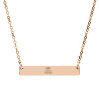 Hijabi Royalty™ Horizontal Bar Necklace — Pendant - Modestly Vogue 