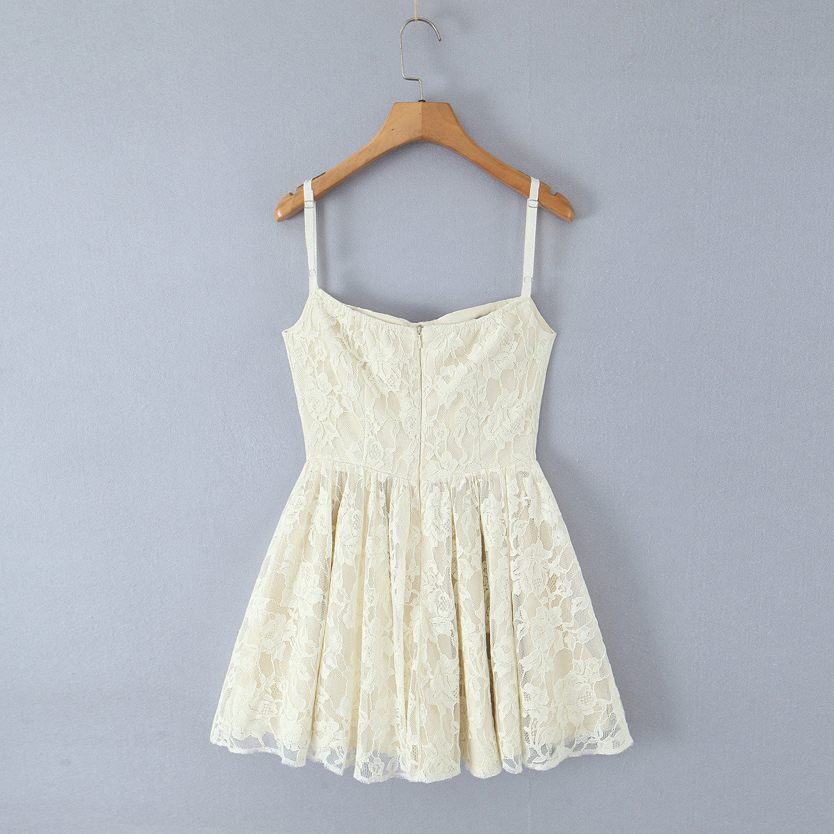 Lace Embroidered Boning Corset Suspender Dress – Slim Fit Summer - Modestly Vogue 