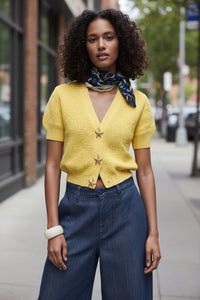 Spring round Neck Solid Color Loose Pullover Niche Knitwear - Modestly Vogue 