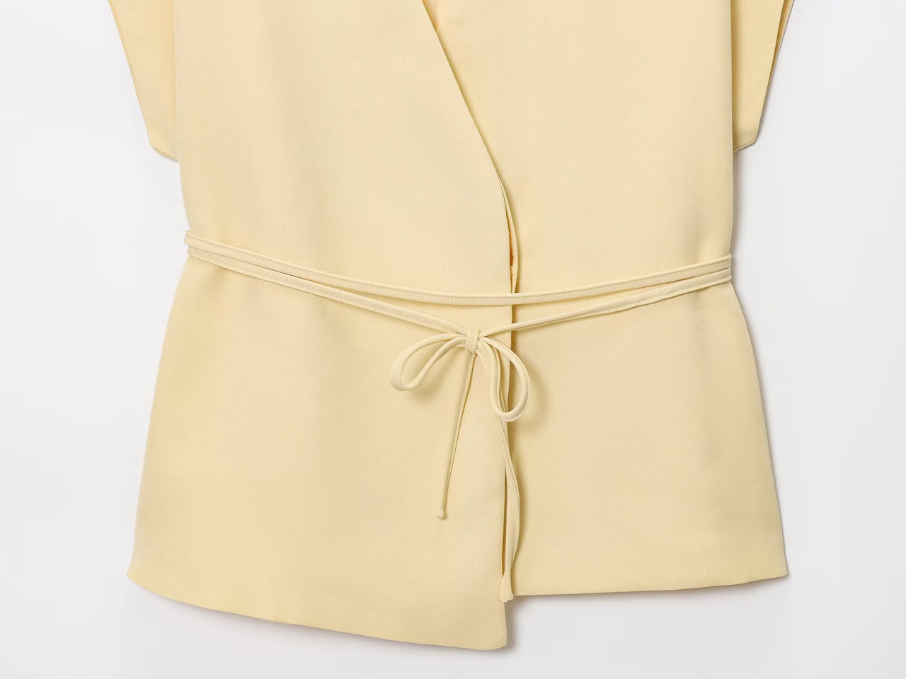 Spring Women Clothing Sleeveless Top Wide Leg Pants Waist Trimming Women Sest - Modestly Vogue 