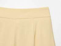 Spring Women Clothing Sleeveless Top Wide Leg Pants Waist Trimming Women Sest - Modestly Vogue 