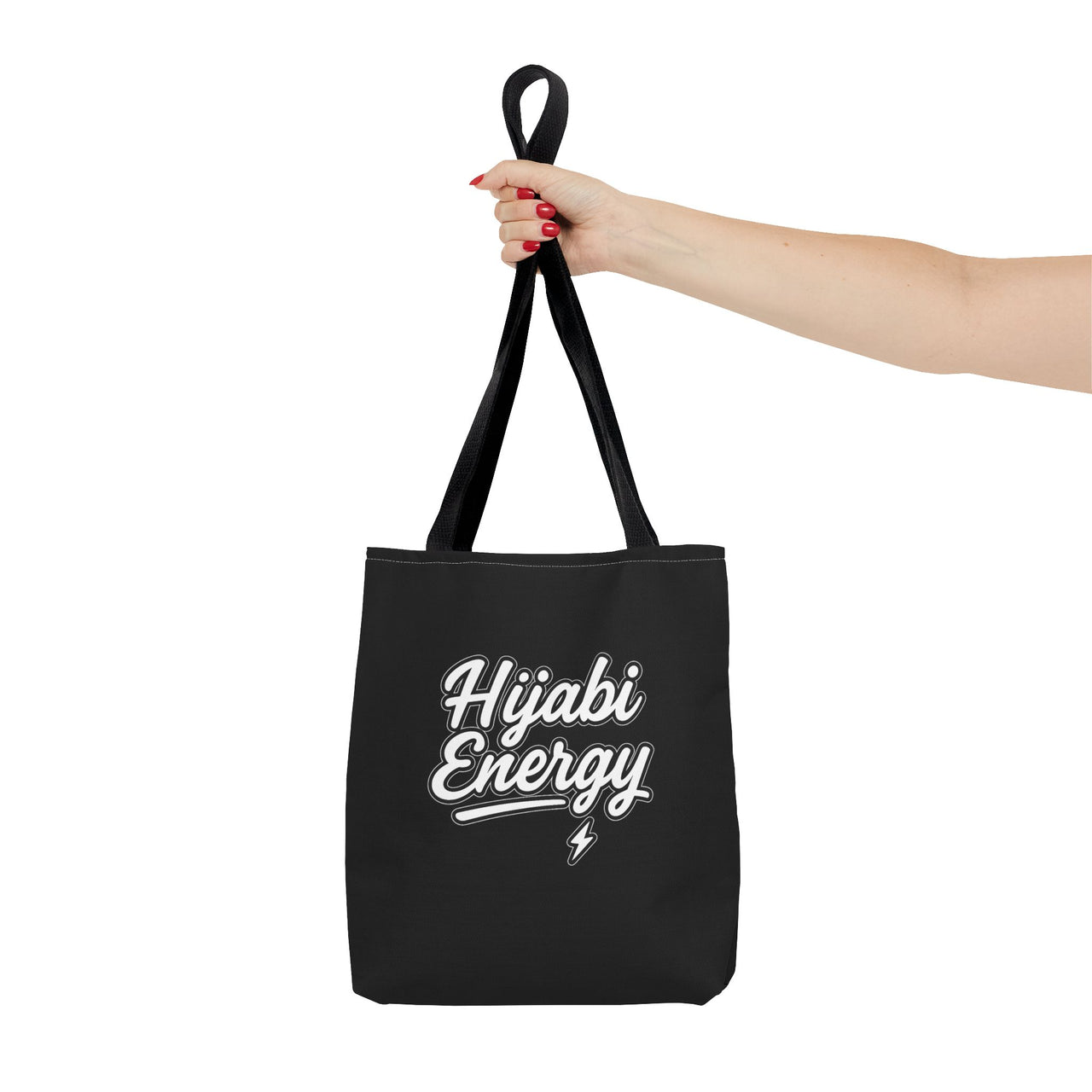 Hijabi Energy™ Tote Bag - Stylish and Functional for Every Occasion BLACK