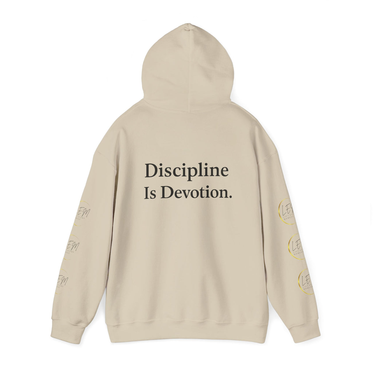L.E.M Hooded Sweatshirt - "Discipline Is Devotion" Athleticwear Hoodie Sweatshirt - Modestly Vogue 