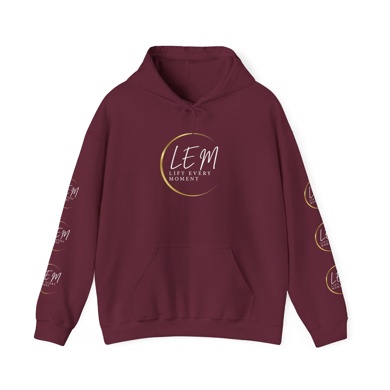 L.E.M Hooded Sweatshirt - "Discipline Is Devotion" -Athleticwear Hoodie Sweatshirt - Modestly Vogue 