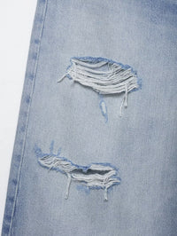 Blue Autumn Minority All Match Casual Loose Retro Jeans - Modestly Vogue 