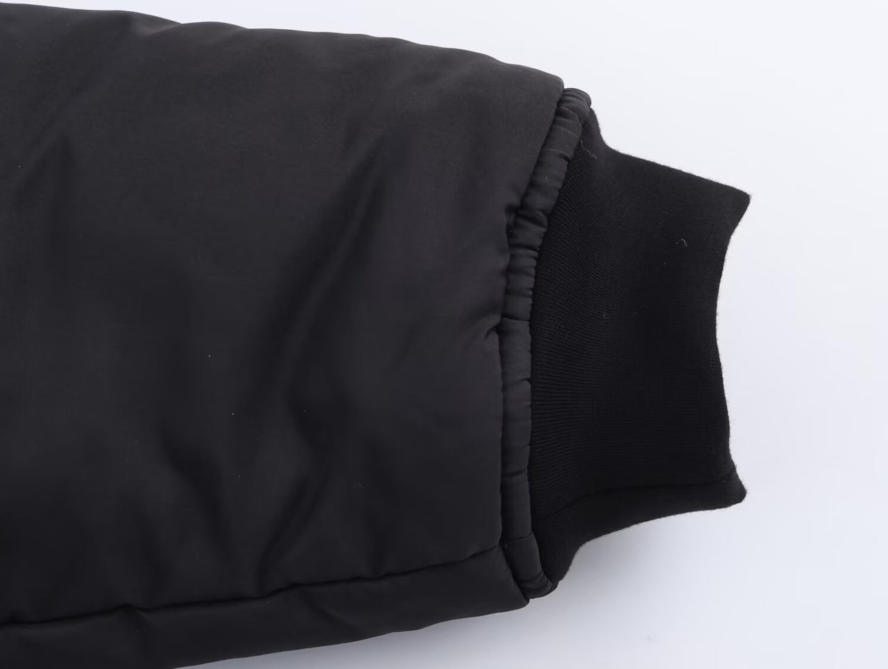 Black Cropped Bomber Workout Coat Jacket - Modestly Vogue 