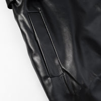 Fashionable Casual Faux Leather Long Trench Coat for Women