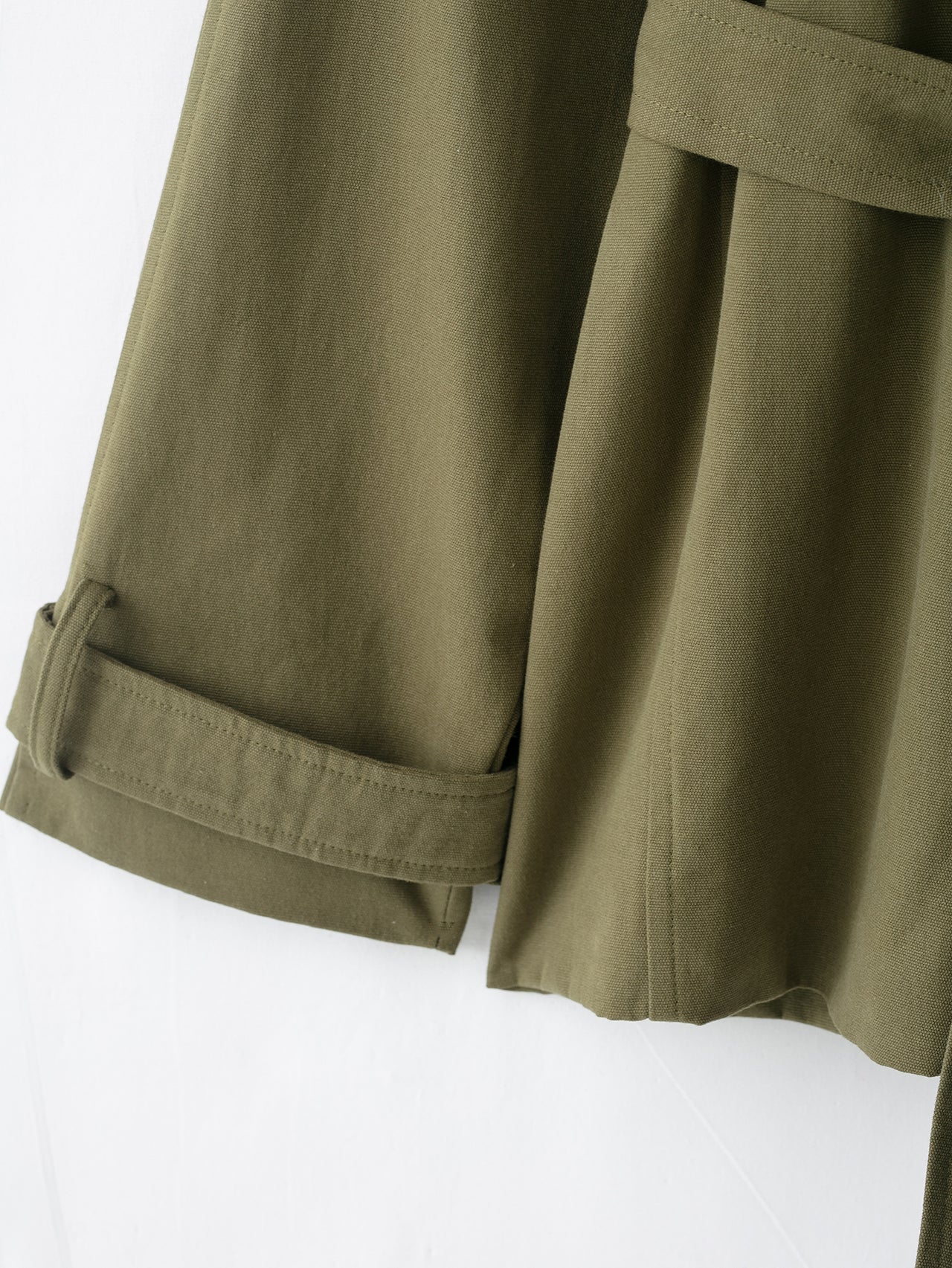Women Stand Collar Belted Trench Windbreaker Coat - Modestly Vogue 