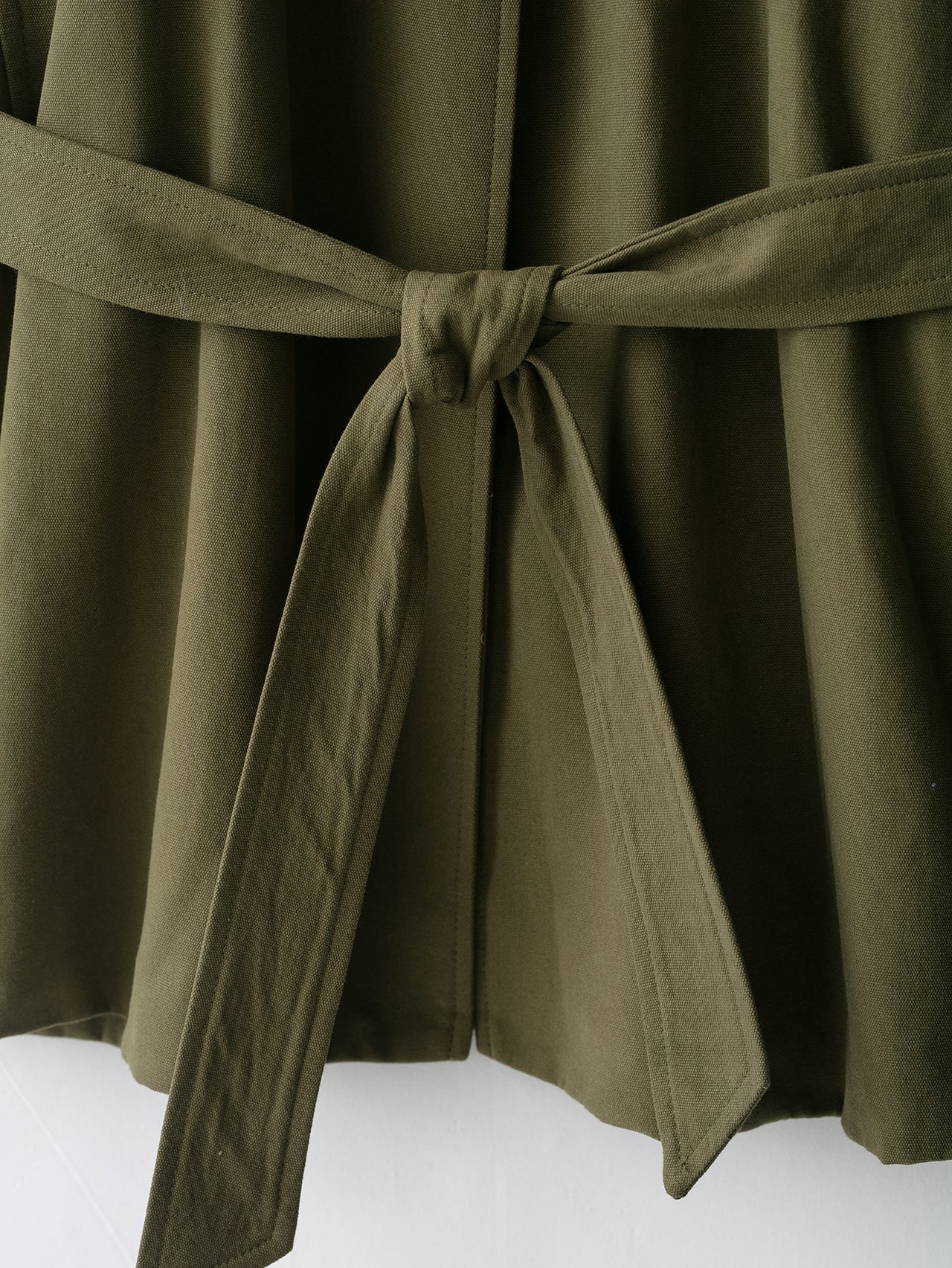 Women Stand Collar Belted Trench Windbreaker Coat - Modestly Vogue 