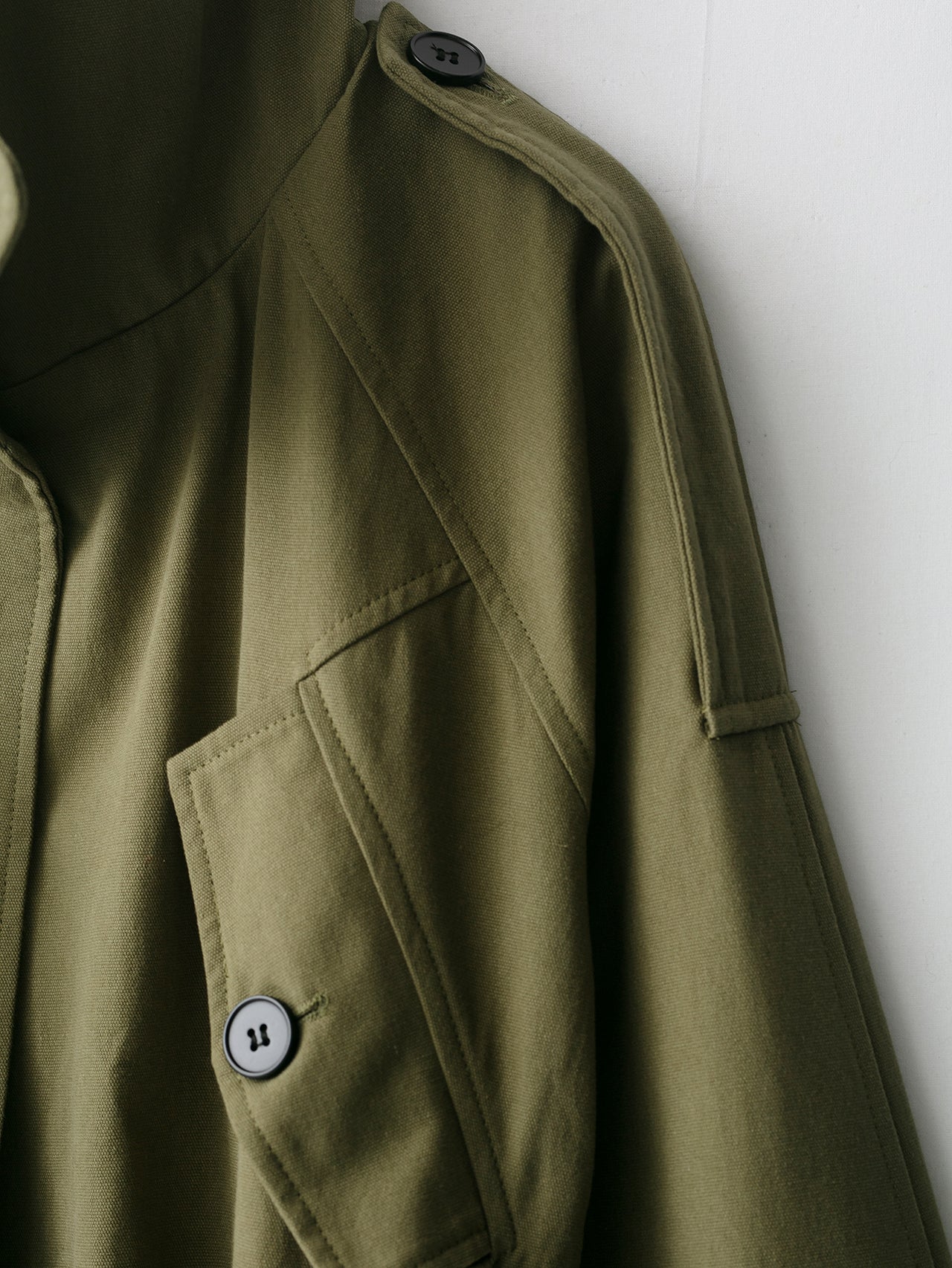 Women Stand Collar Belted Trench Windbreaker Coat - Modestly Vogue 
