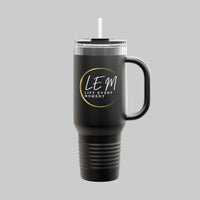 L.E.M. Insulated Travel Mug Water Bottle - 40oz Cup - Modestly Vogue 