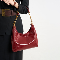 High-End Oil Wax Leather Crossbody Tote – Large Capacity One Shoulder Bag