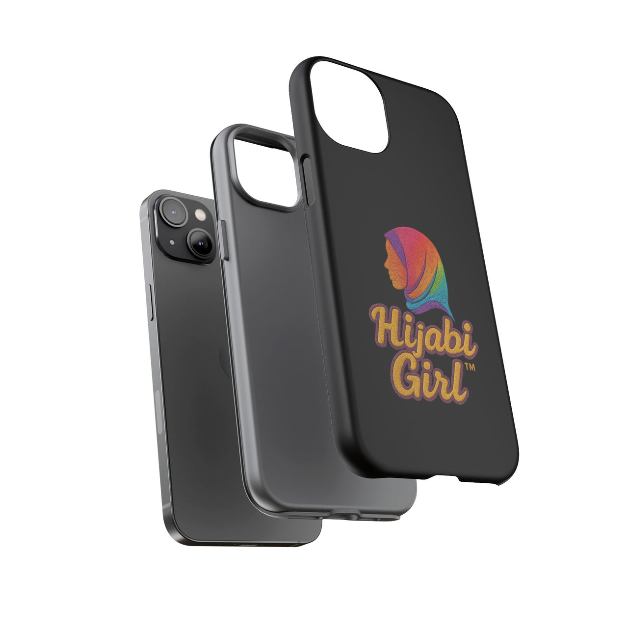 Colorful Hijab Girl Phone Case - All Sizes
