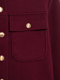 Women’s French Style Short Jacket – Stand Collar Long Sleeve - Modestly Vogue 