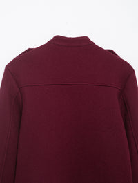 Women’s French Style Short Jacket – Stand Collar Long Sleeve - Modestly Vogue 