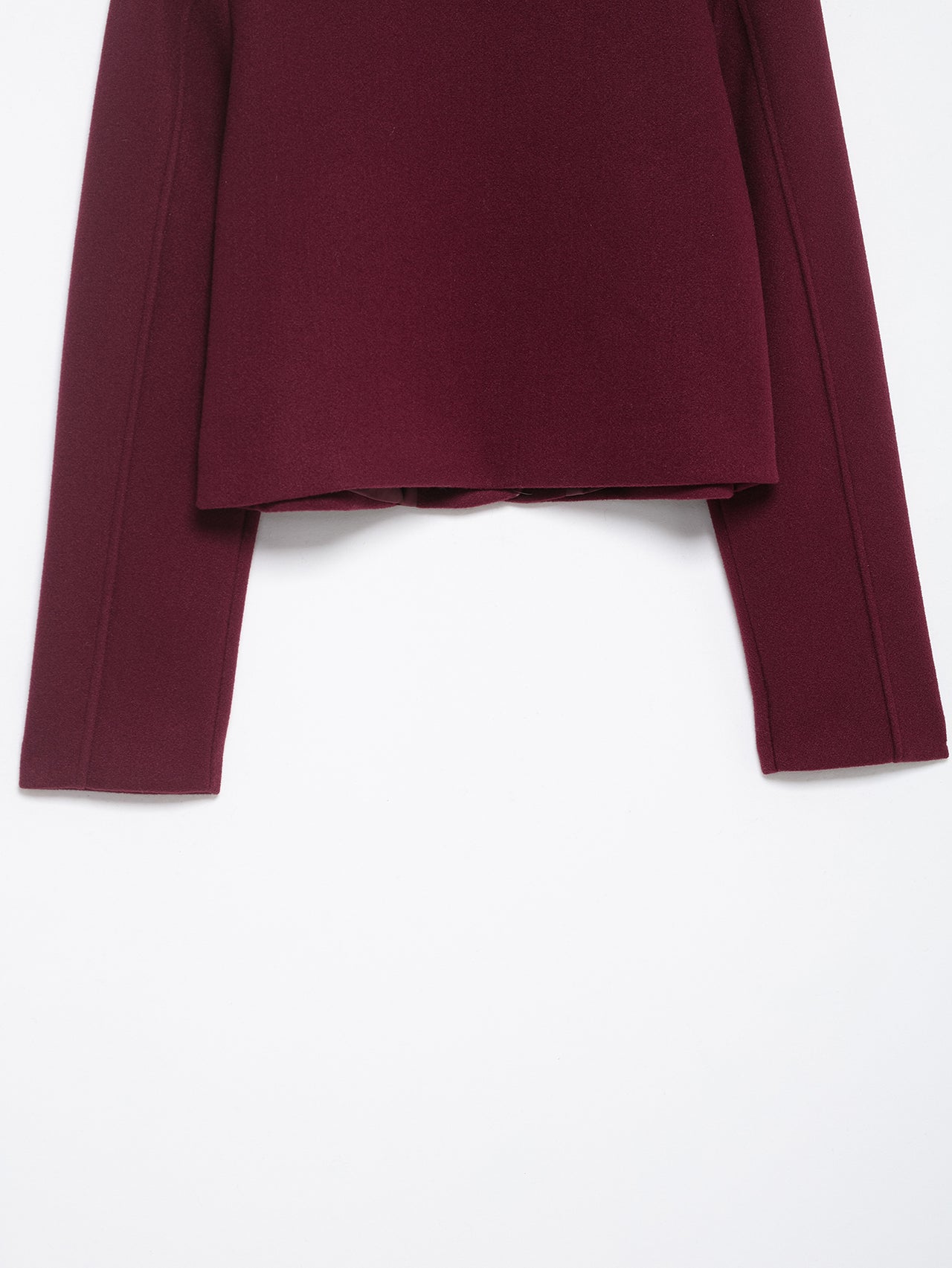 Women’s French Style Short Jacket – Stand Collar Long Sleeve - Modestly Vogue 