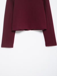 Women’s French Style Short Jacket – Stand Collar Long Sleeve - Modestly Vogue 