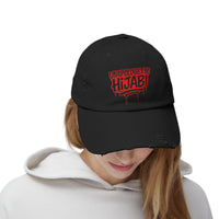 Limited Edition Distressed Cap - Hijabi Girl Statement Baseball Hat - Modestly Vogue 