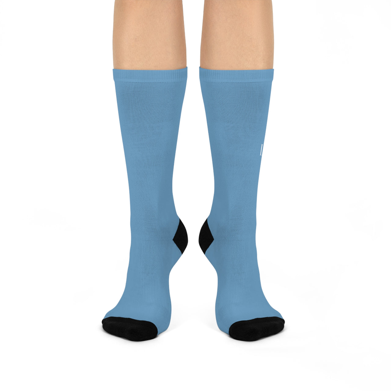 LEM™ Blue Mist Signature  Cushioned Crew Socks - Modestly Vogue 