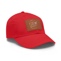 L.E.M. Leather Patch Signature Baseball Cap Hat - Modestly Vogue 