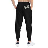 Athletic Joggers — Black Unapologetic Hijabi™ Graphic Streetwear Sweatpants