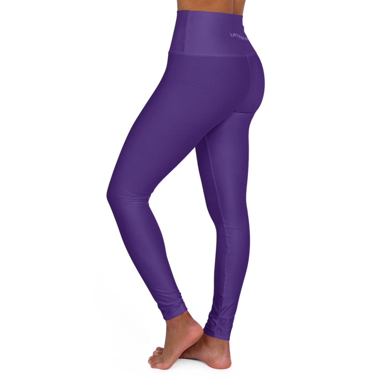 High-Waisted Yoga Leggings — LIFT EVERY MOMENT Logo Pants