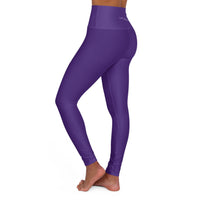 High-Waisted Yoga Leggings — LIFT EVERY MOMENT Logo Pants