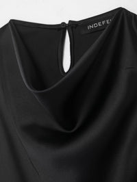 Women Clothing Summer All Matching Sleeveless Irregular Asymmetric Tassel Top - Modestly Vogue 