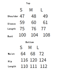 Spring Women Casual Loose Collared Long Sleeves Padded Shoulder two Piece Sets - Modestly Vogue 