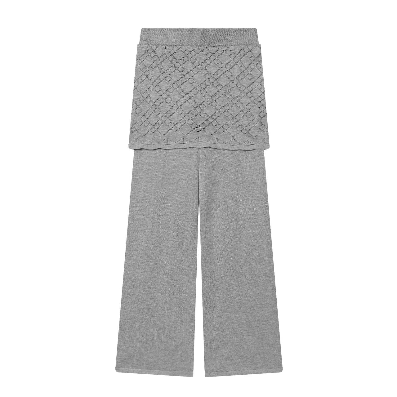 Women Clothing Summer Casual Design Korean Gentle Ice Linen Top Culottes Two Piece Sets - Modestly Vogue 