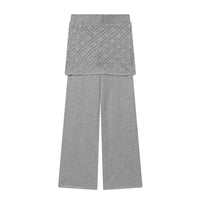 Women Clothing Summer Casual Design Korean Gentle Ice Linen Top Culottes Two Piece Sets - Modestly Vogue 