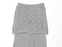 Women Clothing Summer Casual Design Korean Gentle Ice Linen Top Culottes Two Piece Sets - Modestly Vogue 