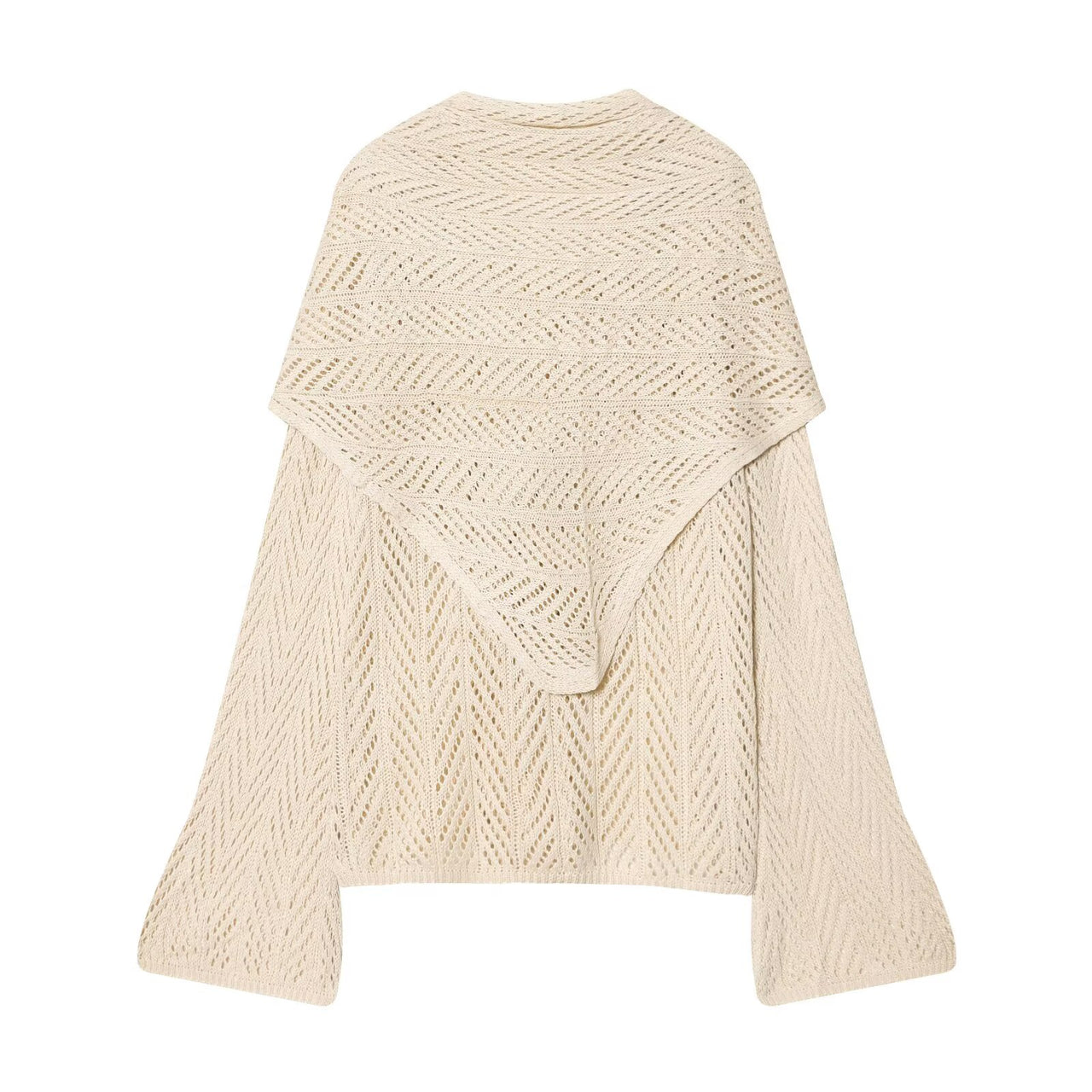 Women Clothing Spring Casual Simple Shawl Skirt Three Piece Sets - Modestly Vogue 